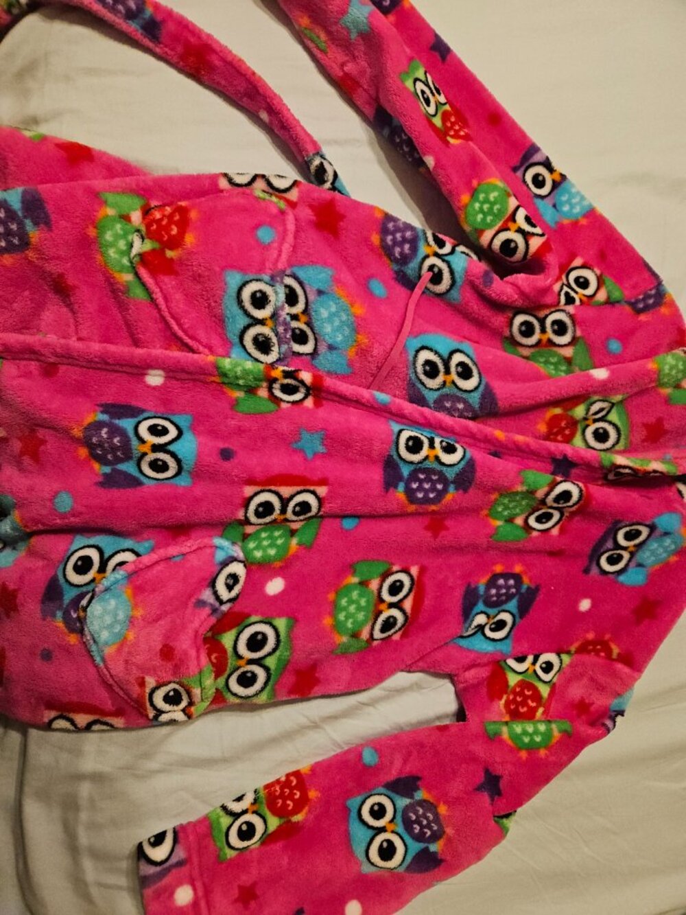 Kids Fleece Owl Robe 14/16
